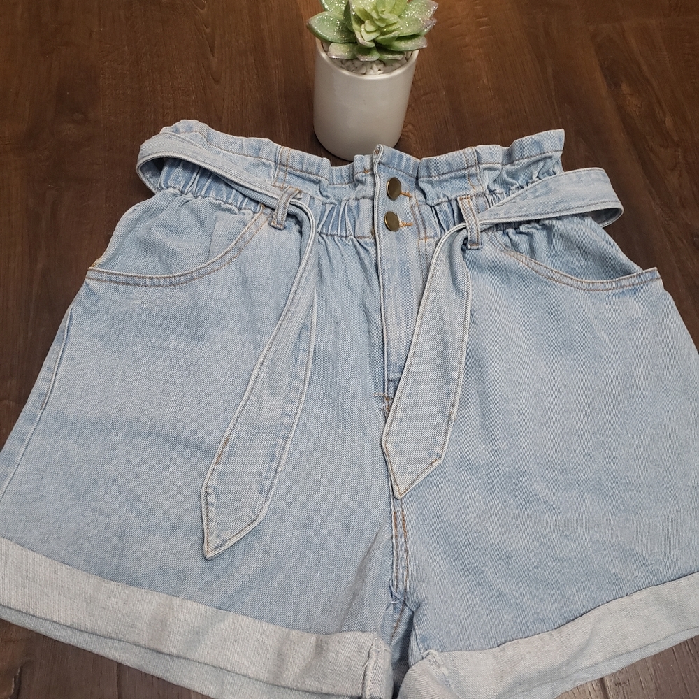High Waisted Jean Shorts